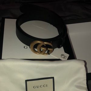 Authentic Gucci Double G belt